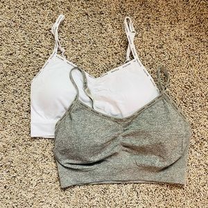 Brand New w/o tags set of TWO Nautica Bralettes (M)